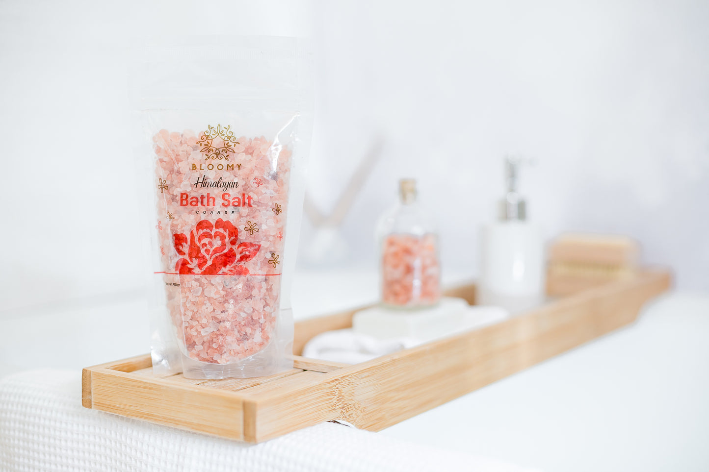 Pink Himalayan Bath Salt 400g Pouch